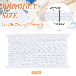 25M Polyester Centipede Ribbon&nbsp;OCOR-WH0078-94E