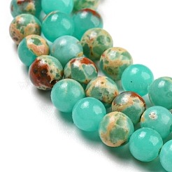 Synthetic Imperial Jasper Dyed Beads Strands&nbsp;G-D077-A01-02C
