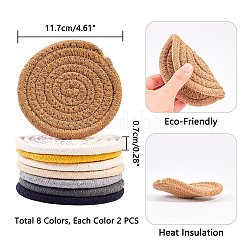 Cotton Thread Weave Hot Pot Holders&nbsp;DIY-NB0003-20