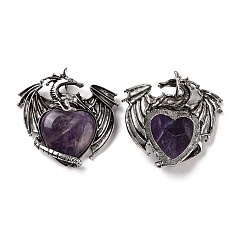 Natural Amethyst Pendants&nbsp;G-A207-03AS-05
