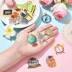 28Pcs 14 Styles Teachers' Day Double-sided Printed Acrylic Pendants&nbsp;OACR-CJ0002-13