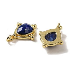 Natural Lapis Lazuli Faceted Pendants&nbsp;G-C096-02G-07