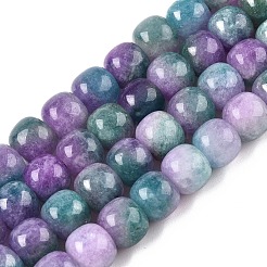 Dyed Natural White Jade Beads Strands&nbsp;G-T138-D18
