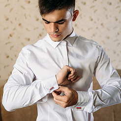 2Pairs Alloy Enamel Cufflinks&nbsp;FIND-FG0004-36