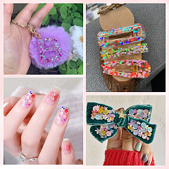 125G 5 Colors Plastic Sequins Beads&nbsp;PVC-TA0001-05B