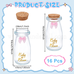 16Pcs Glass Bottle&nbsp;AJEW-UN00053