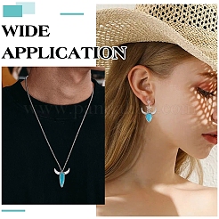 16Pcs 8 Styles Dyed Synthetic Turquoise Pendants&nbsp;FIND-ME0003-28