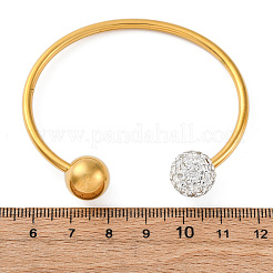 304 Stainless Steel Cuff Bangles&nbsp;BJEW-A036-05G