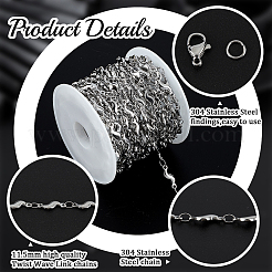 DIY Chain Bracelet Necklace Making Kit&nbsp;DIY-BBC0001-66