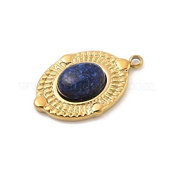 Natural Lapis Lazuli Pendants&nbsp;STAS-F312-02G-01