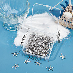 100Pcs 316 Surgical Stainless Steel Pendants&nbsp;STAS-SC0004-45