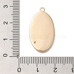 Brass Micro Pave Cubic Zirconia Pendants&nbsp;KK-U038-05G-10