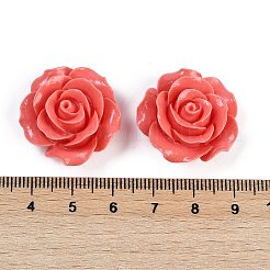 Synthetic Coral Carved Beads&nbsp;CORA-M001-02F