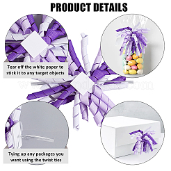 Polyester Self-Adhesive Curly Bows Gift Wrap Accessory&nbsp;DIY-WH20013-58B