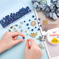 DIY Evil Eye Beads Bracelet Making Kit&nbsp;DIY-NB0006-18