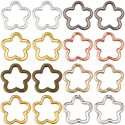 80Pcs 8 Styles Zinc Alloy Bead Frame&nbsp;FIND-SP0020-75