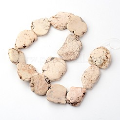 Nuggets Natural Magnesite Beads Strands&nbsp;G-D775-02