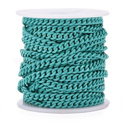 Spray Painted Brass Curb Chain&nbsp;CHC-H103-04A