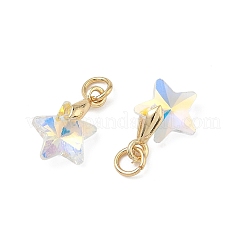 AB Color Plated Glass Pendants&nbsp;PALLOY-JF05675