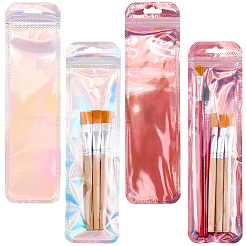 100Pcs 2 Colors Rectangle PP Plastic Resealable Packaging Bags&nbsp;AJEW-CN0004-54