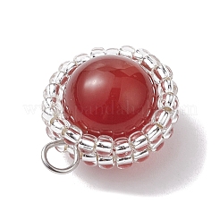 Mixed Gemstone Pendants&nbsp;PALLOY-MZ00181-02