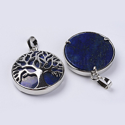 Natural Lapis Lazuli Pendants&nbsp;G-P350-D06