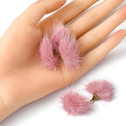 Faux Mink Fur Tassel Pendant Decorations&nbsp;FIND-YW0002-24B