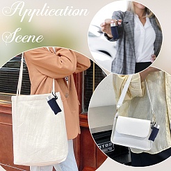 Silk Lipstick Bags with Black Plastic Key Clasps&nbsp;AJEW-WH20048-07E