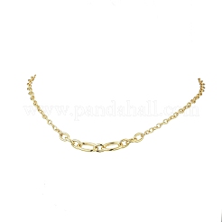 Brass Figaro Chain Cable Chain Necklaces&nbsp;NJEW-JN05690