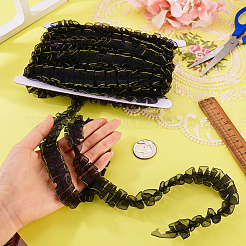 10M Double Layer Polyester Lace Ribbon&nbsp;OCOR-TA0004-14A