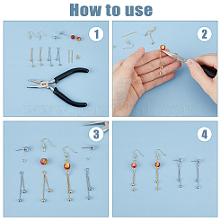 12Pcs 2 Colors Rack Plating Brass Tassel Pendants&nbsp;KK-HY0003-70
