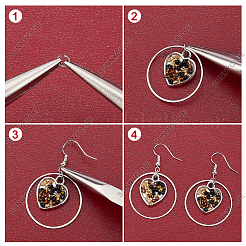 DIY Dangle Earrings Making Kit&nbsp;DIY-SC0018-07