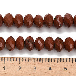 Natural Red Jasper Beads Strands&nbsp;G-C259-A13-6x10mm