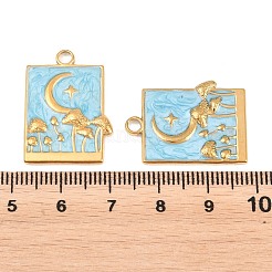 304 Stainless Steel Enamel Pendants&nbsp;STAS-K293-19G