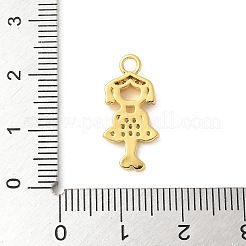 Brass Micro Pave Cubic Zirconia Pendants&nbsp;KK-U053-16G