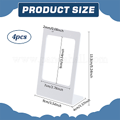 Acrylic Earring Display Stands&nbsp;EDIS-WH0012-46B