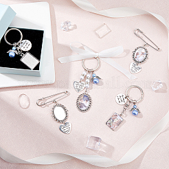 Alloy Pendant Decoration & Brooch Findings Kits&nbsp;HJEW-HY00012