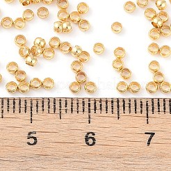 Brass Crimp Beads&nbsp;X-KK-N254-42A-G