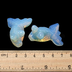 Opalite Carved Goldfish Figurines&nbsp;DJEW-D012-08M