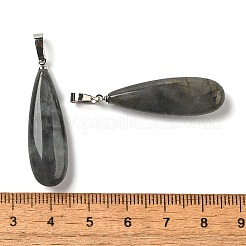 Natural Labradorite Pendants&nbsp;G-Q192-07P-06