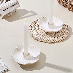 2Pcs Porcelain Candle Holders&nbsp;DJEW-PH0001-87A