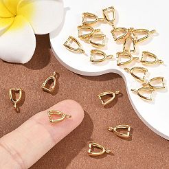 SHEGRACE Brass Ice Pick Pinch Bail&nbsp;XGR0038G-80G