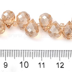 Electroplate Glass Beads Strands&nbsp;EGLA-D030-17I