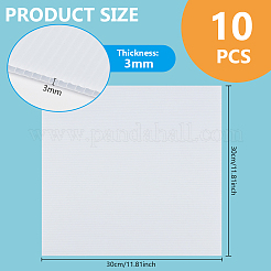 Plastic Corrugated Sheets Pads&nbsp;DIY-WH0632-18C-02