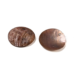 Spray Painted Natural Akoya Shell Pendants&nbsp;SHEL-M021-10