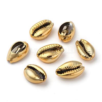 Electroplated Shell Beads&nbsp;BSHE-O017-13G-1
