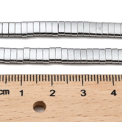 Electroplated Non-magnetic Synthetic Hematite Beads Strands&nbsp;G-G089-A02-09-1