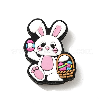 Easter Themed Silicone Focal Beads&nbsp;SIL-L006-A01-1