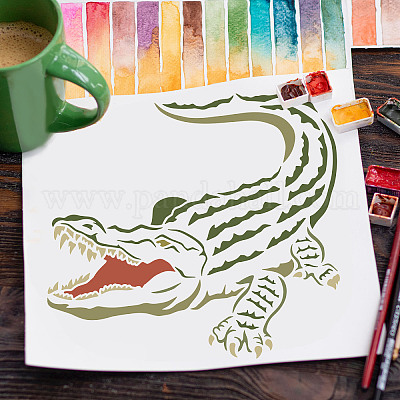 Alligator Crocodile - Laser Cut Out Unfinished Wood Craft Shape REP38