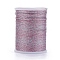Polyester Metallic Thread, Plum, 1mm, about 7 yards/roll